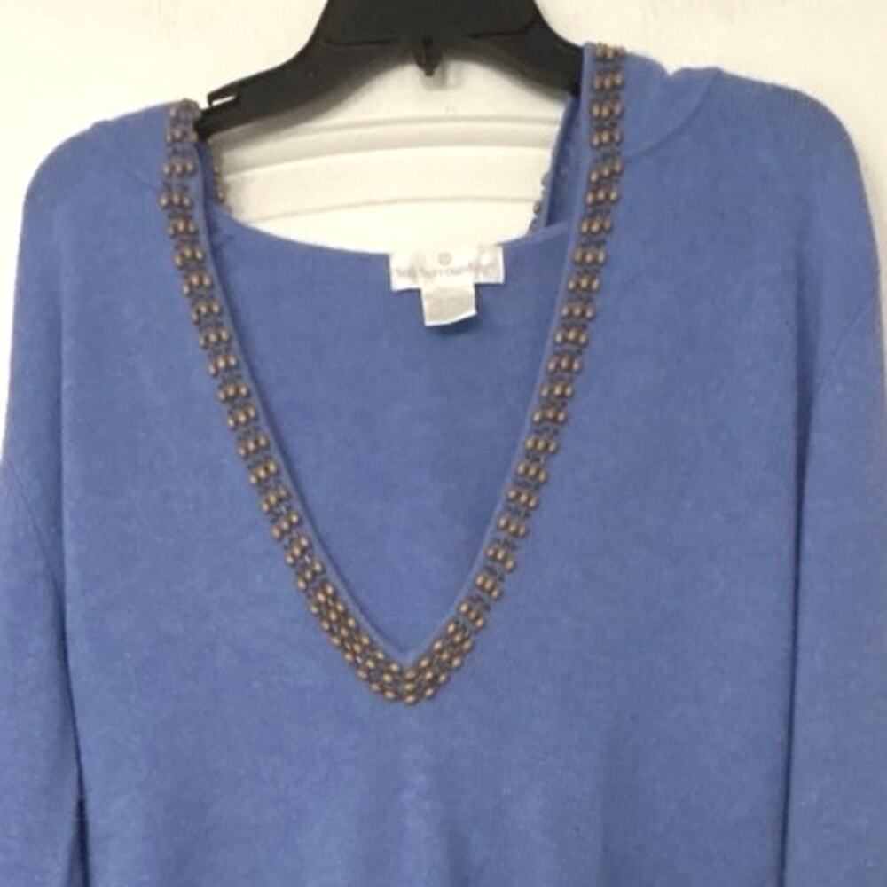 Soft Surroundings Cashmere V-Neck Sweater - Picture 3 of 10